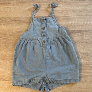 Carter's Blue Denim Jumpsuit Casual Romper